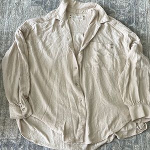 Free People oversized blouse